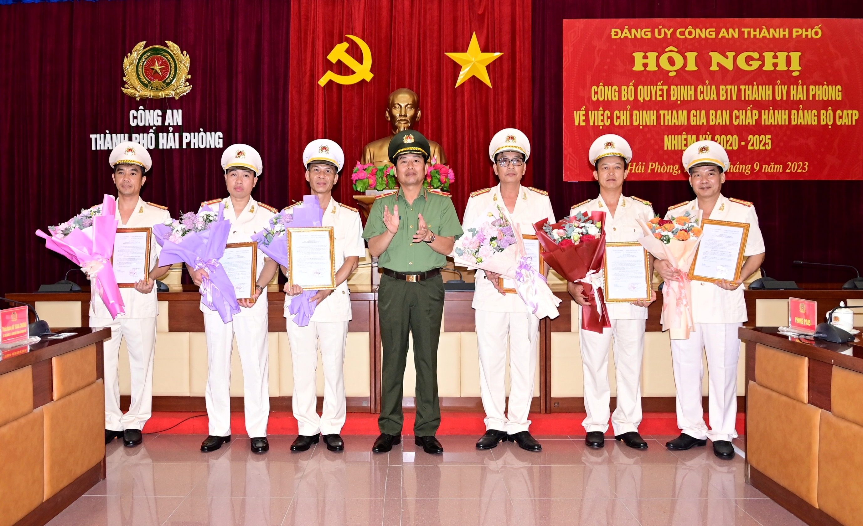 Công bố các Quyết định của Ban thường vụ Thành ủy Hải Phòng chỉ định tham gia BCH Đảng bộ CATP nhiệm kỳ 2020 – 2025